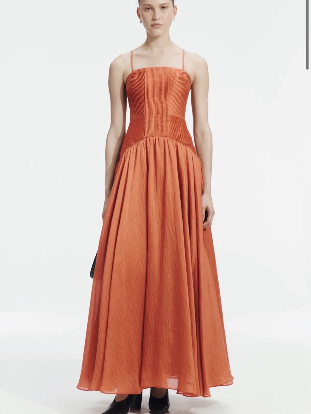 Aje Contour Gown Coral Clay US 10 Aus 14